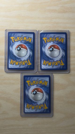 Pack 3 Cartas Pokémon Full Art