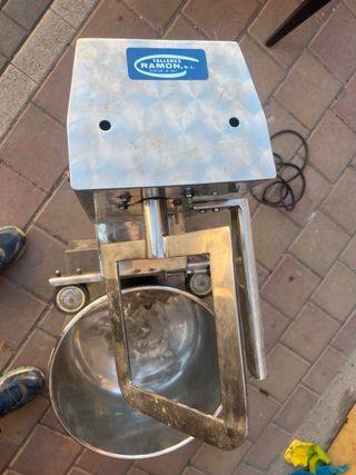 Amasadora industrial de acero inoxidable