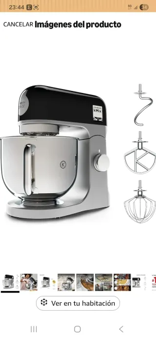 Robot Cocina Kenwood kMix KMX750ABK