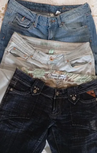 Lote 3 Pantalones Vaqueros