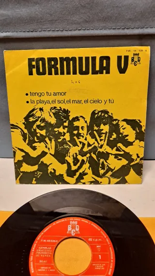 1970,Single ,Formula V - Tengo tu amor / La playa