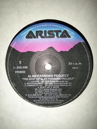 Vinilo LP The Best of The Alan Parsons Project