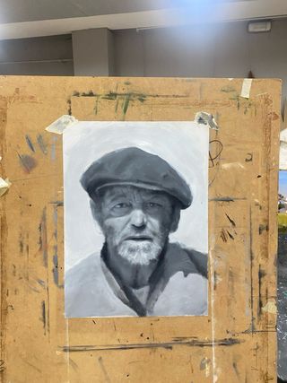 Pintura clásica acrílica