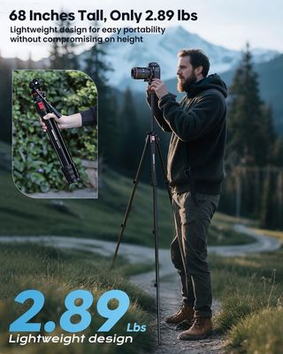 Trípode ligero vídeo fluido 170cm NUEVO