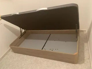 Canapé , somier , colchón, base Tapizada, cabecero