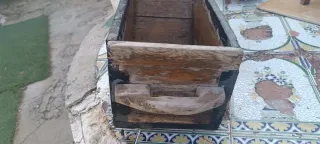 Fanega de madera antigua