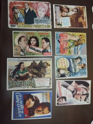 Programas de mano de cine antiguos