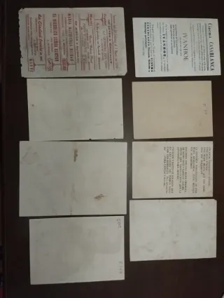 Programas de mano de cine antiguos