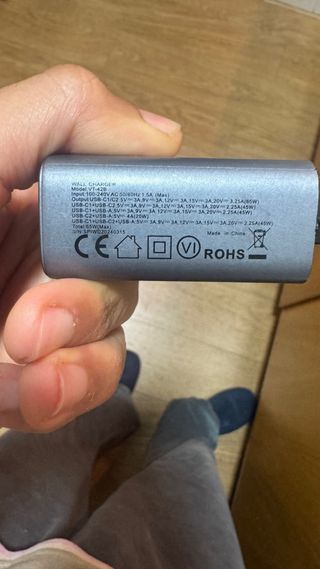 Cargador Forcell F-Energy GaN 65W 2x USB-C