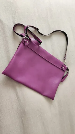 Bolso bandolera morado