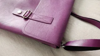 Bolso bandolera morado