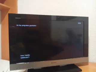 Televisión Sony BRAVIA Negra y Plateada