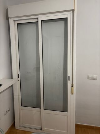 Balconera corredera aluminio blanco