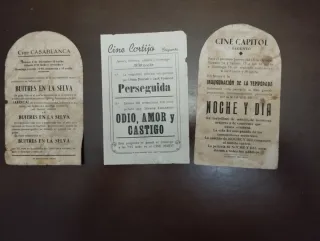 Programas de mano cine antiguo
