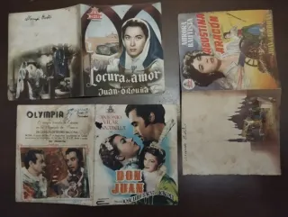 Programas de mano cine Locura de amor, Agustina de