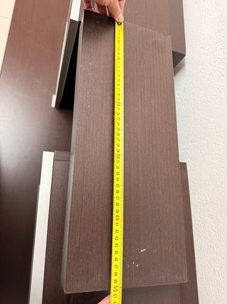 Mueble TV moderno madera y cristal