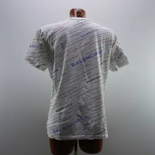 Camisa Balenciaga Multicolor Blanca
