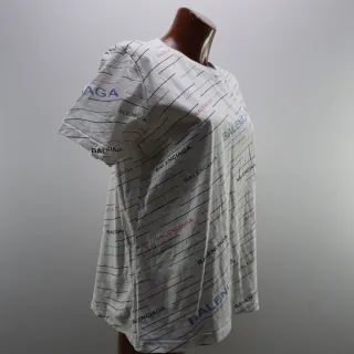 Camisa Balenciaga Multicolor Blanca