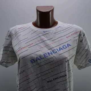 Camisa Balenciaga Multicolor Blanca