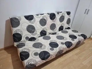 Sofá Cama Tela Diseño Círculos