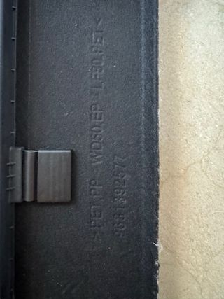 bandeja trasera/cubierta de maletero