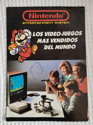 folleto publicitario Nintendo Entertainment System