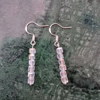 Pendientes Plata 925 y Cristal Multicolor