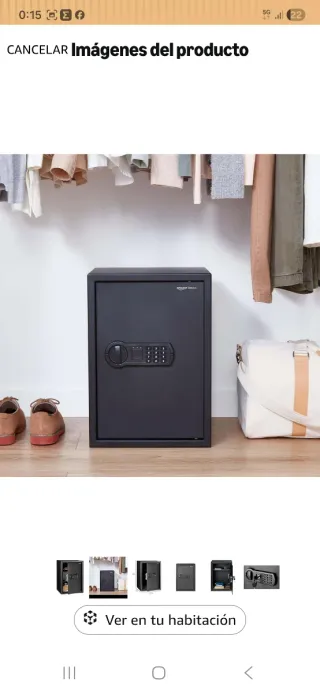 Caja Fuerte Amazon Basics 51L Electrónica