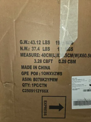 Caja Fuerte Amazon Basics 51L Electrónica