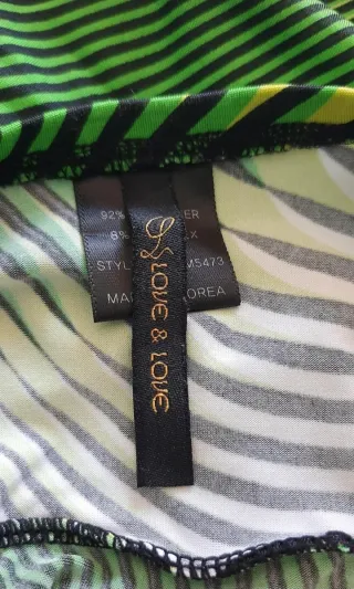 Vestido corto verano multicolor