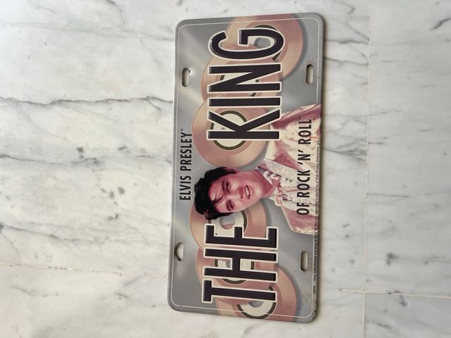 Matrículas Elvis Presley The King Rock'n'Roll
