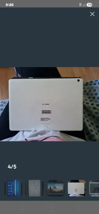 Tablet Huawei 10.1 Gris/Blanco