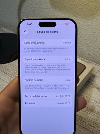 iPhone 15 Pro 256GB Plata