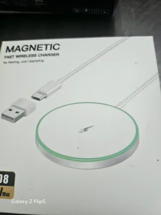 Cargador Inalámbrico Magnético Rápido
