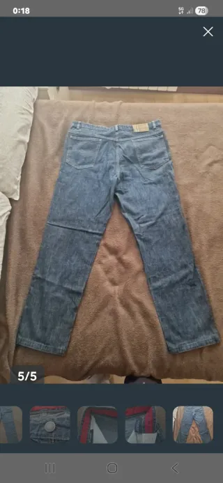 Pantalones Burberry Hombre Azul