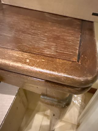 Tavolo da gioco in legno stile inglese 45x90