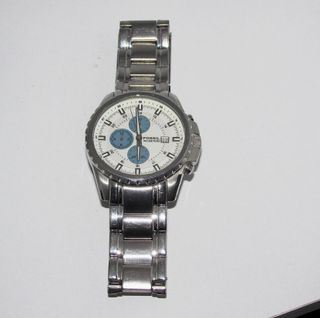 Original FOSSIL Blue CH-2445 Chronograph Watch