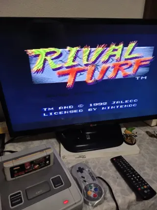 Rival Turf! Super Nintendo PAL