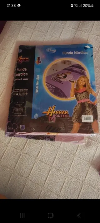 Funda Nórdica Hannah Montana Disney 3 Piezas