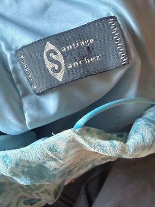 Vestido largo fiesta pedrería