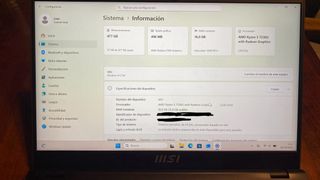 MSI Modern 14 C7M Portátil Negro