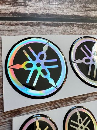 5 EMBLEMAS PEGATINA YAMAHA MULTICOLOR MT07 R1 R6