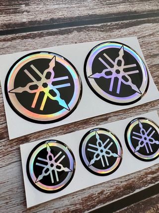 5 EMBLEMAS PEGATINA YAMAHA MULTICOLOR MT07 R1 R6