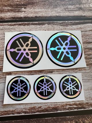 5 EMBLEMAS PEGATINA YAMAHA MULTICOLOR MT07 R1 R6