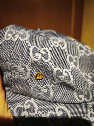 Gorra Gucci Azul y Blanca