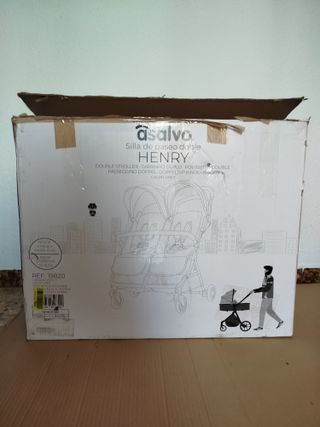 Silla de Paseo Doble Gemelos Asalvo