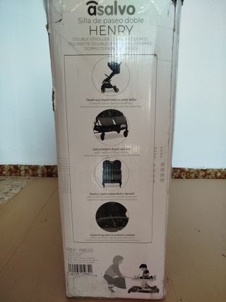 Silla de Paseo Doble Gemelos Asalvo