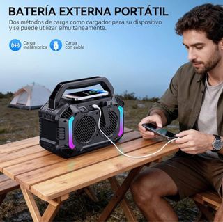 3 en 1 Altavoz Bluetooth+Carga+Luz 100W SIN ABRIR
