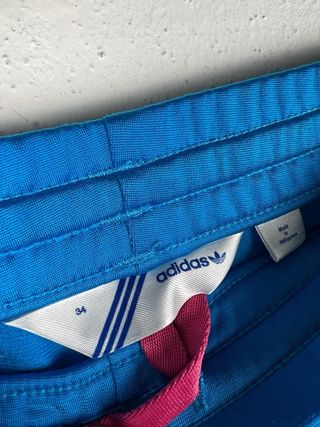 Pantaloni Adidas Donna Blu/Rosa Taglia XS