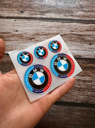 EMBLEMAS BMW GEL CARENADO DEPOSITO MOTO LOGO